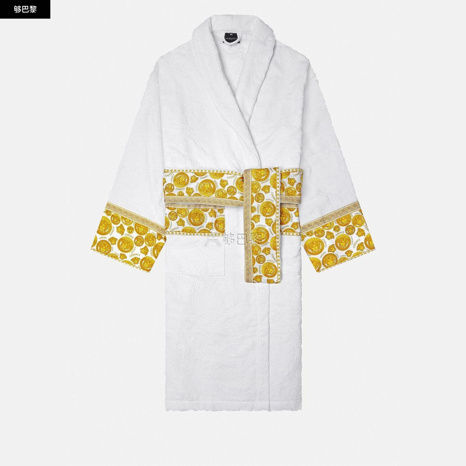 商品Versace|【预售】 范思哲 25春夏 男士 浴袍 MEDUSA AMPLIFIED浴袍 ZACJ00008-ZCOSP132_Z7010 ,价格¥5780,第2张图片详细描述
