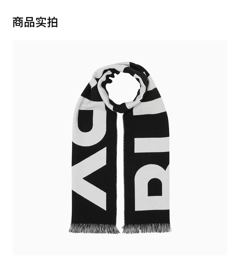 商品Burberry|BURBERRY 黑色中性围巾 8054214,价格¥1815,第3张图片详细描述