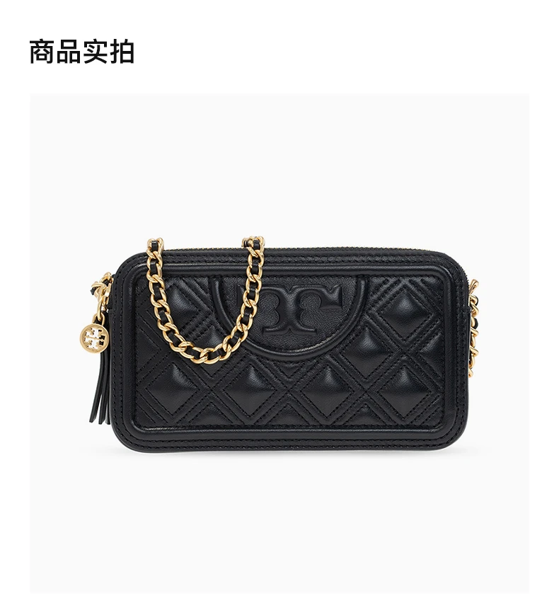 商品Tory Burch|TORY BURCH 黑色女士手提包 79403-001,价格¥2640,第4张图片详细描述