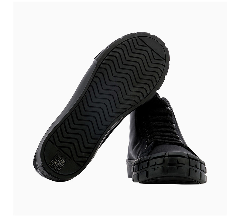 商品[国内直发] Prada|PRADA 黑色男士帆布鞋 2TG170-3LFV-F0002,价格¥6436,第8张图片详细描述