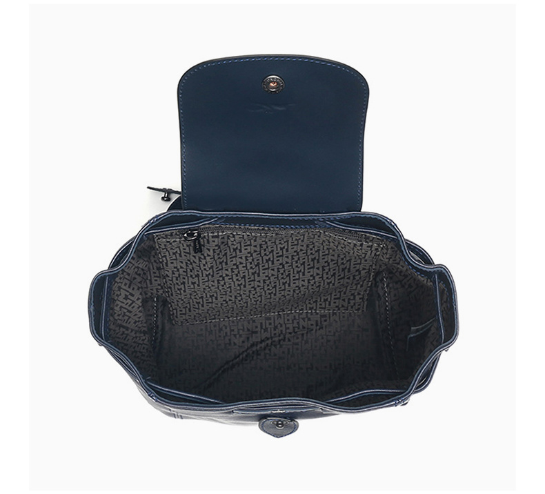 商品Longchamp|LONGCHAMP 女士蓝色羊皮双肩包 1306757556,价格¥1807,第8张图片详细描述