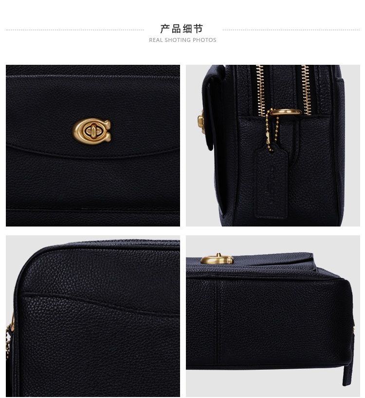 商品Coach|蔻驰专柜款 女士皮质CASSIE相机包单肩斜挎包,价格¥2002,第6张图片详细描述