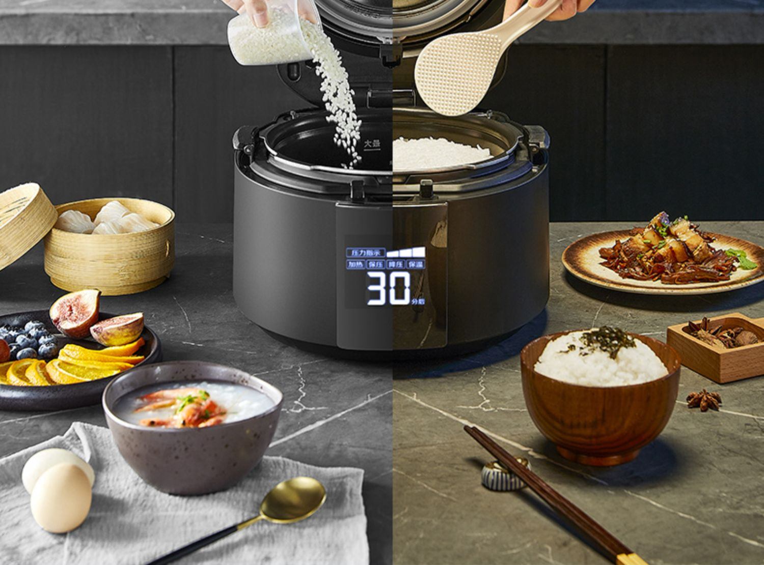 商品[国内直发] Panasonic|Panasonic/松下SR-PE401-K高压力IH电饭煲4L/5L家用智能电饭锅3-4-5-6-8人,价格¥1860,第28张图片详细描述