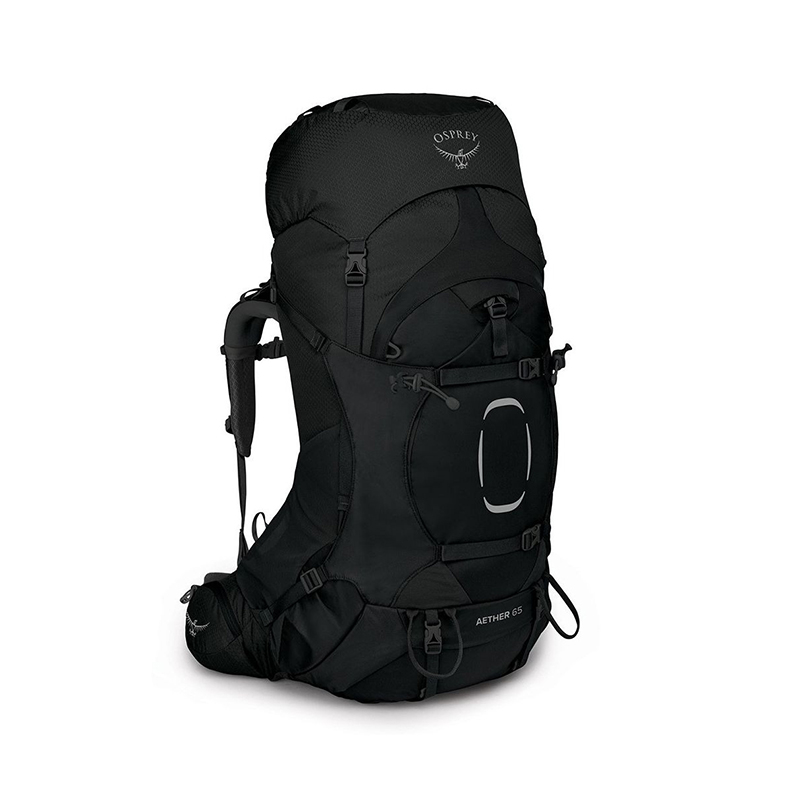 商品Osprey|【现货】小鹰AETHER系列男士多功能登山户外徒步旅行双肩包65L 黑色 AETHER-65-N,价格¥3094,第2张图片详细描述