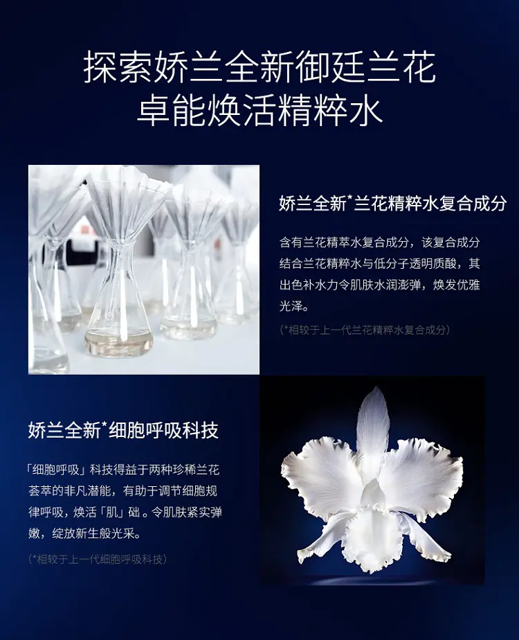 商品Guerlain|【香港直邮】娇兰御廷兰花卓能焕活精粹水125ML焕活润泽舒缓肌肤,价格¥750,第3张图片详细描述