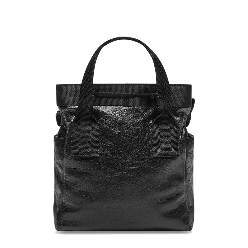 商品Balenciaga|Balenciaga/巴黎世家 ARMY系列 男士小号黑色细纹羊皮革托特手提包6440291VGI71000,价格¥8782,第5张图片详细描述