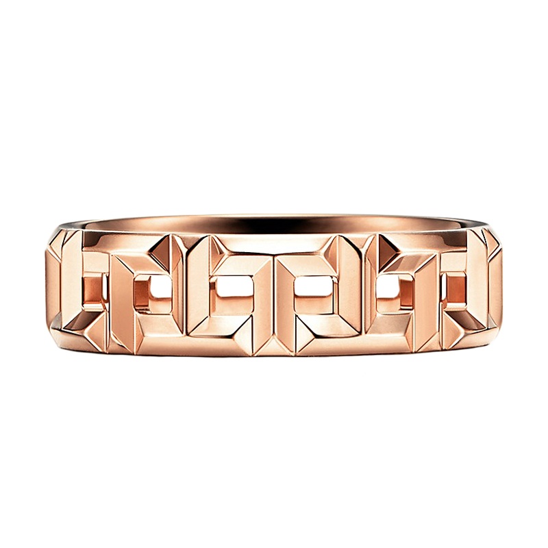 商品Tiffany & Co.|  Tiffany & Co./蒂芙尼 18K金 玫瑰金True 宽式戒指GRP10610,价格¥18214,第3张图片详细描述