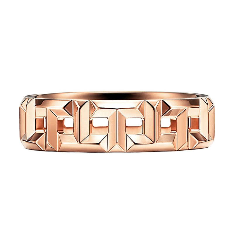 商品Tiffany & Co.|  Tiffany & Co./蒂芙尼 18K金 玫瑰金True 宽式戒指GRP10610,价格¥19438,第3张图片详细描述