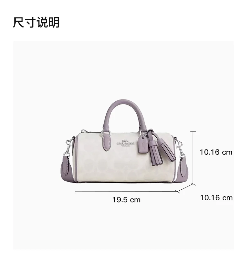 商品Coach|COACH 拼色女士手提包 CB874SVVVJ,价格¥1186,第3张图片详细描述