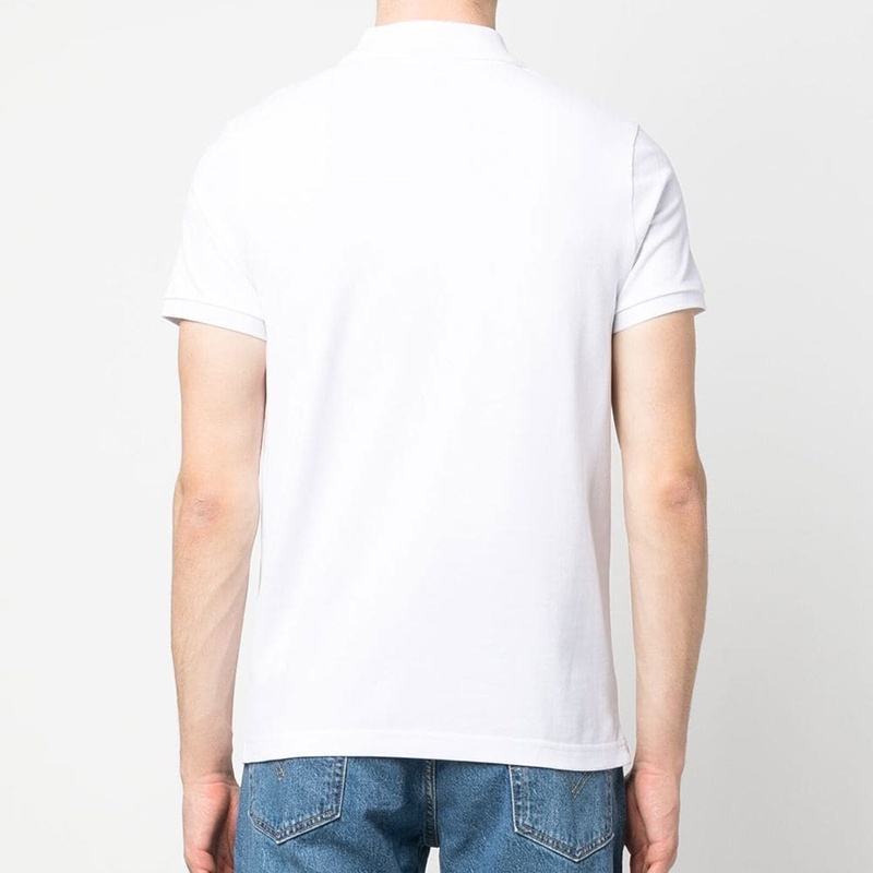 商品Moncler|【现货】蒙克莱 男士棉质微标贴扣领短袖polo衫F10918A7070084556999（四色可选） 侧贴标/胸前贴标,价格¥1211,第8张图片详细描述