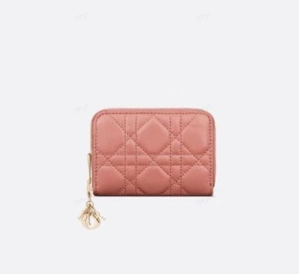 商品[国内直发] Dior|DIOR 粉色女士零钱包 S0985ONMJ-M82P,价格¥5355,第1张图片详细描述