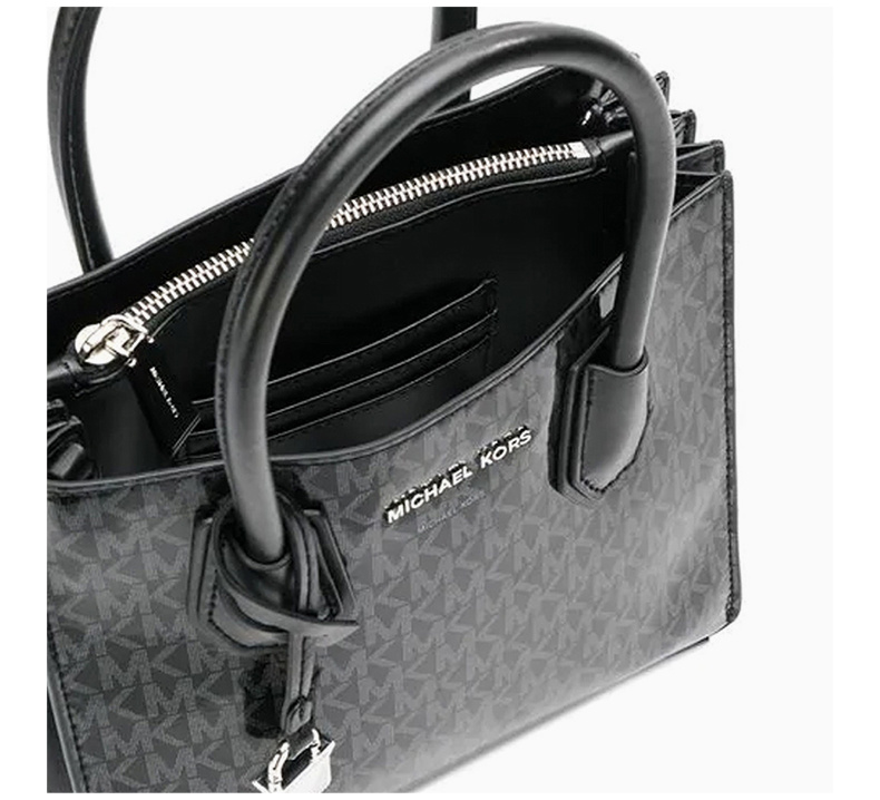 商品[国内直发] Michael Kors|Michael Kors 迈克高仕 女士单肩包斜挎包 30H8SM9M8B-BLACKSILVER,价格¥1148,第6张图片详细描述