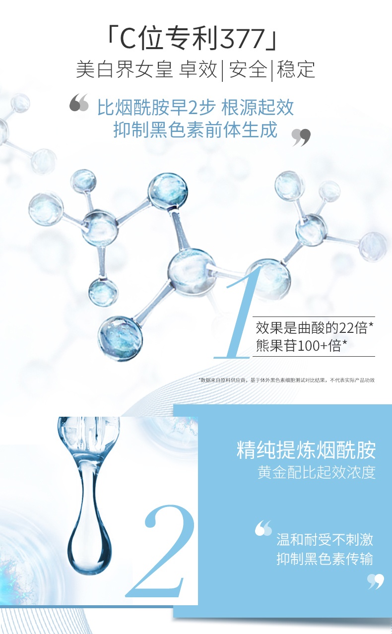 商品[国内直发] L'Oreal Paris|欧莱雅L'Oreal 小白瓶淡斑精华美白精华烟酰胺补水保湿30ml,价格¥141,第5张图片详细描述