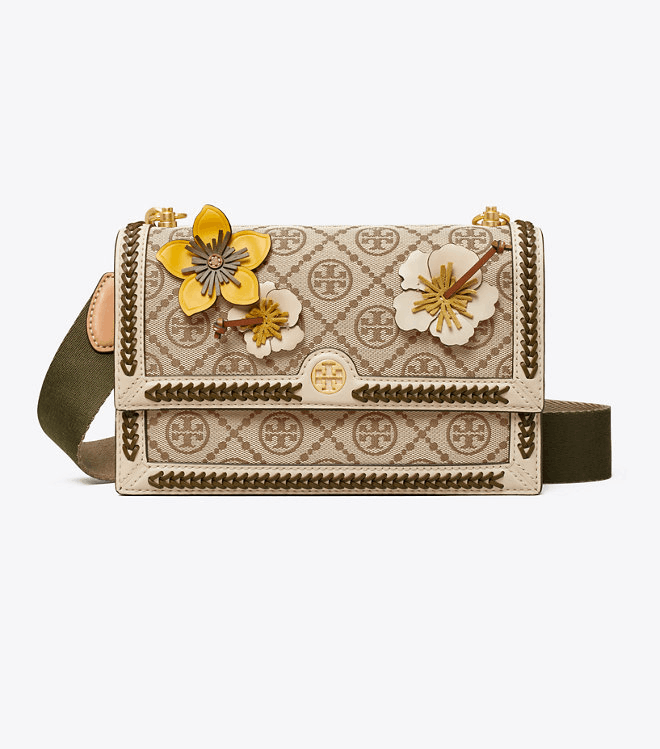 商品Tory Burch|汤丽柏琦单肩斜挎包女款深蓝棕色（香港仓发货）,价格¥3110,第7张图片详细描述