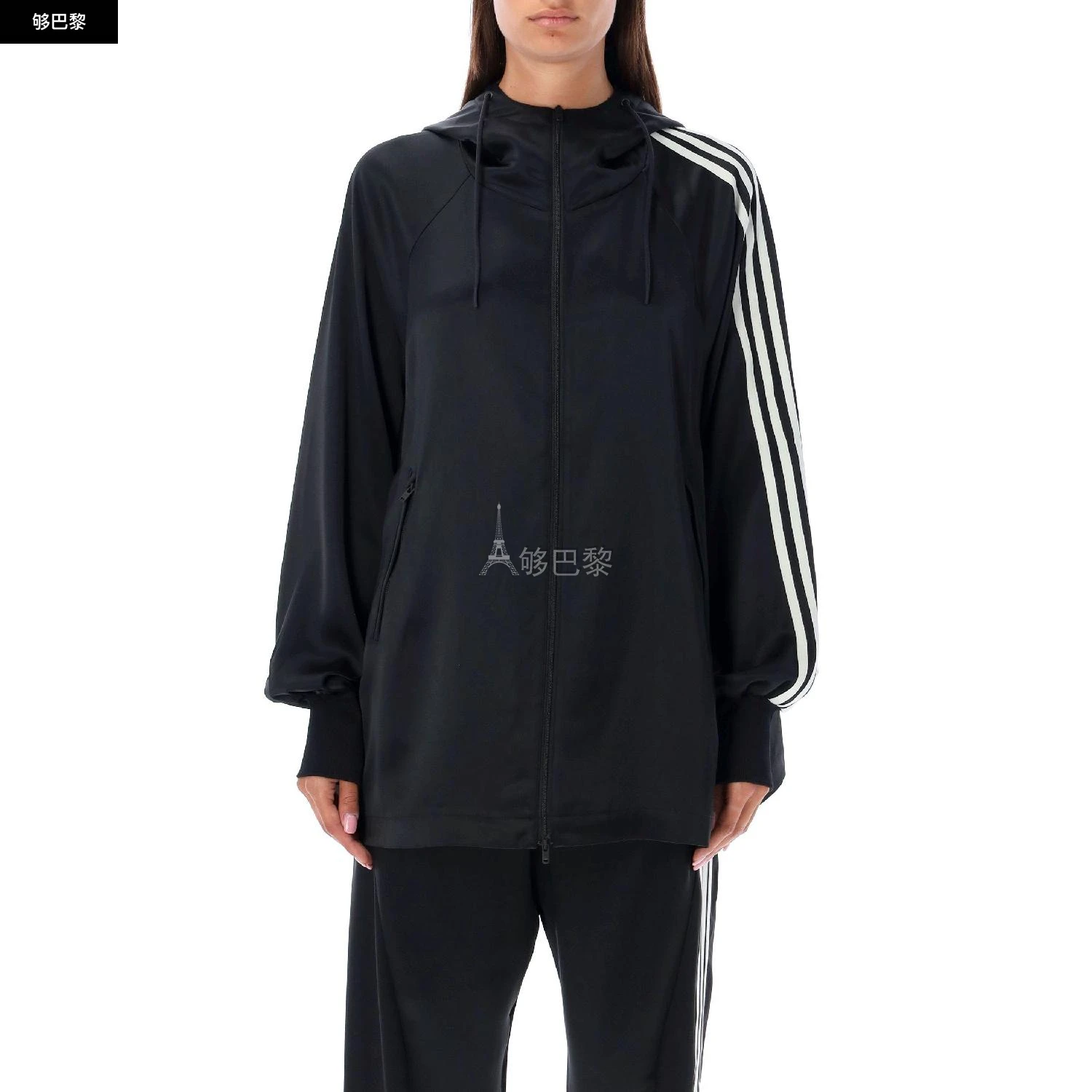 商品Y-3|【特惠5.4折】【预售】 2023秋冬 女士 卫衣 卫衣 2296859  IQ1798TWILLBLACK ,价格¥1989,第2张图片详细描述