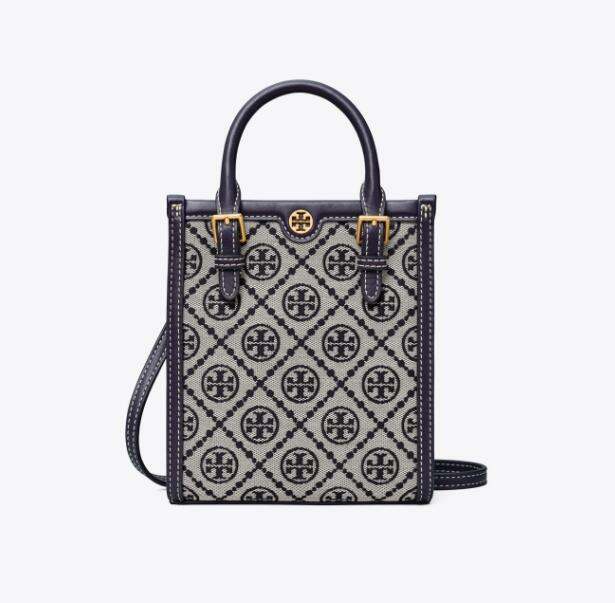 商品[国内直发] Tory Burch|托里·伯奇TORY BURCH 女士老花刺绣织物配皮托特包斜挎包 ,价格¥2236,第11张图片详细描述