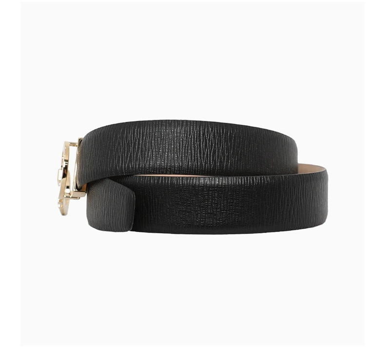 商品Salvatore Ferragamo|SALVATORE FERRAGAMO 男士黑色腰带 67-9493-0754204,价格¥2861,第5张图片详细描述