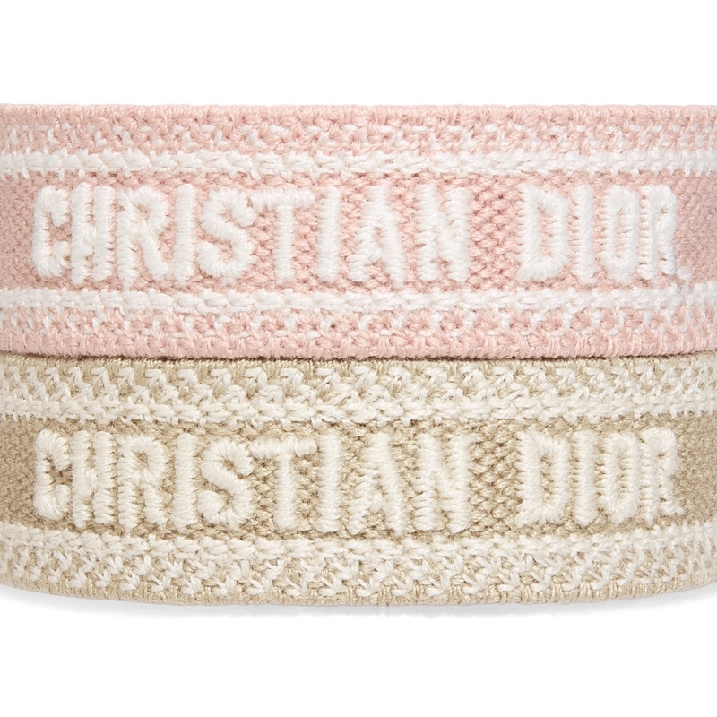 商品Dior|Dior 迪奥 女士粉色棉布手镯,价格¥2711,第6张图片详细描述
