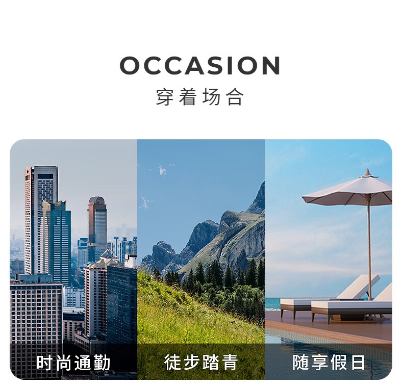 商品[国内直发] ECCO|爱步（ECCO）休闲鞋女 夏季时尚简约轻运动徒步鞋 灵动系列218203 白色/浅灰色,价格¥1098,第3张图片详细描述