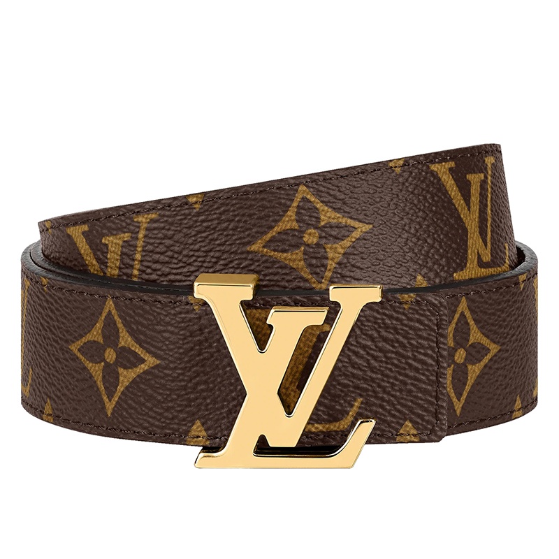 商品Louis Vuitton|预订款2-3周 Louis Vuitton/路易威登 女士Monogram帆布和亮红色小牛皮金扣30毫米双面腰带M0322U,价格¥3932,第3张图片详细描述