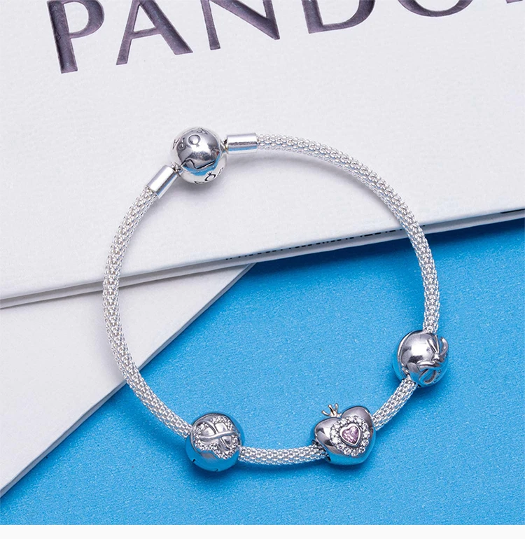 商品[国内直发] PANDORA|PANDORA 粉色女士手镯 PAND00096,价格¥565,第4张图片详细描述