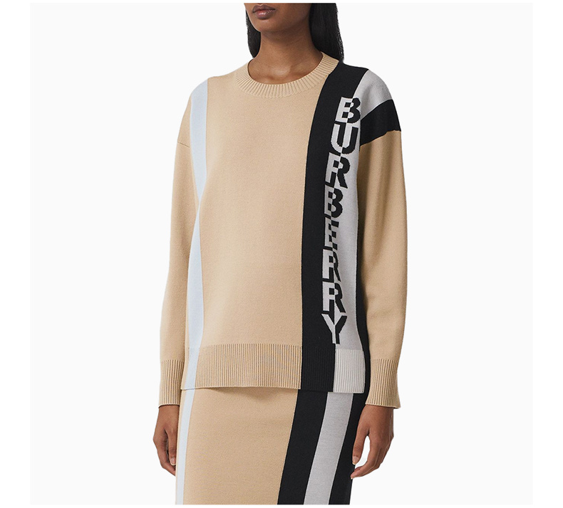 商品Burberry|BURBERRY 米色女士针织衫/毛衣 8039185,价格¥4228,第6张图片详细描述