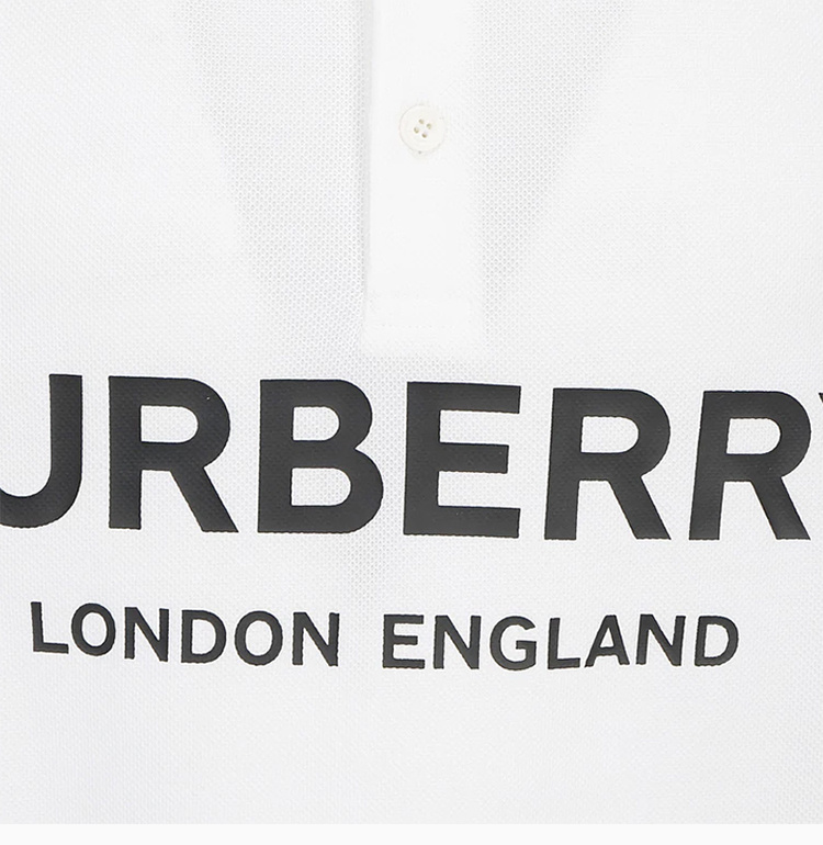 商品Burberry|Burberry 博柏利 男士白色短袖衬衫 8009498,价格¥2010,第7张图片详细描述