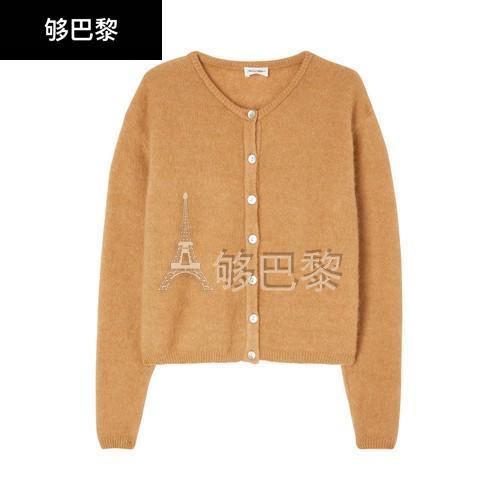 商品American Vintage|【特惠9.0折】包邮包税【预售7天发货】 AMERICAN VINTAGE 23秋冬 女士 针织衫 Vitow 羊毛衫 AMV4G228BRW,价格¥1800,第3张图片详细描述