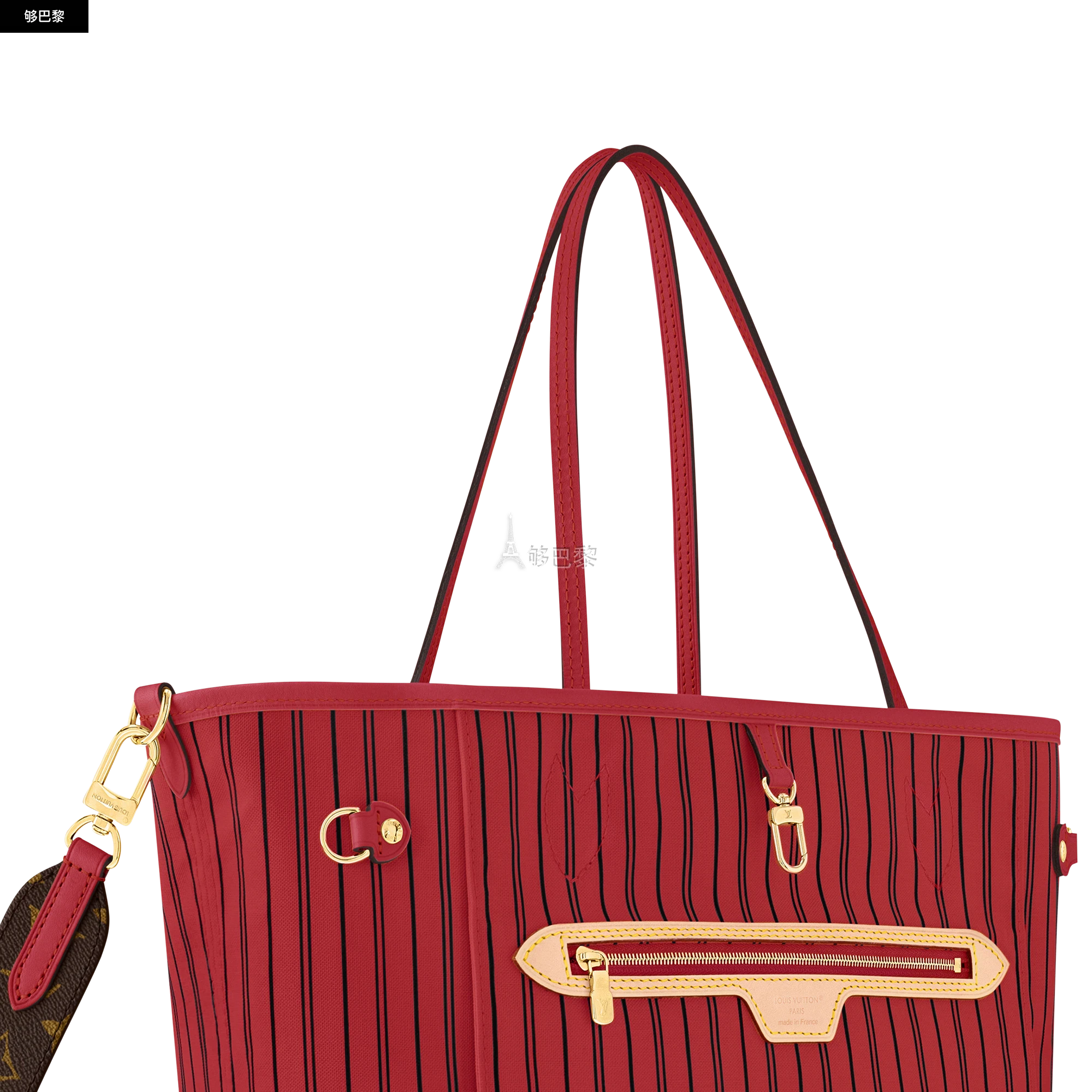 商品Louis Vuitton|【��预售】 LV路易威登 25春夏 女士 手提包 Sac Neverfull Bandoulière Inside Out MM M12708 ,价格¥21539,第6张图片详细描述