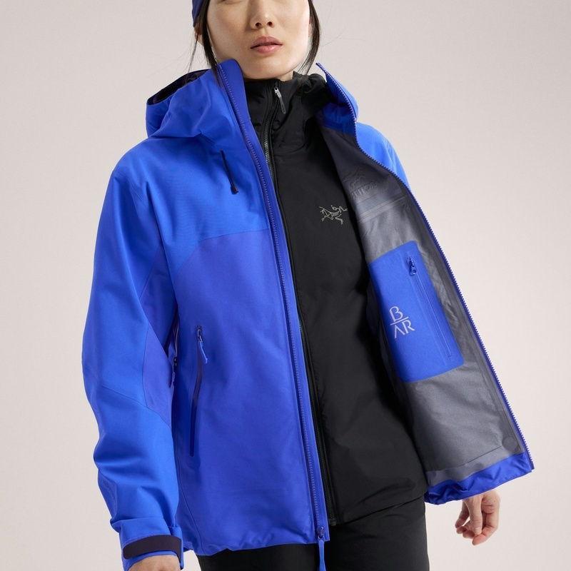 商品Arc'teryx|ARC TERYX/始祖鸟 BETA AR女士蓝色Gore-Tex Pro面料夹克,价格¥4304,第9张图片详细描述