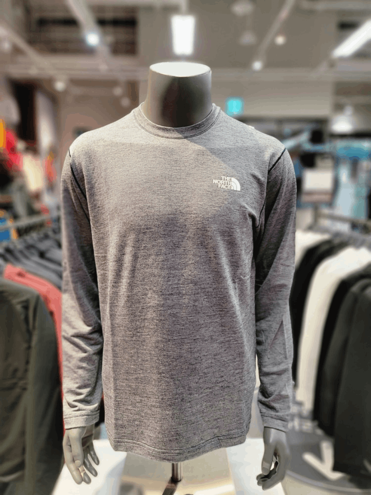 商品The North Face|【Brilliant|包邮包税】北面户外 男士 MERINO 毛 长袖 T恤 L/S R/TEE 2A-LGY NI7TN55C,价格¥388,第7张图片详细描述