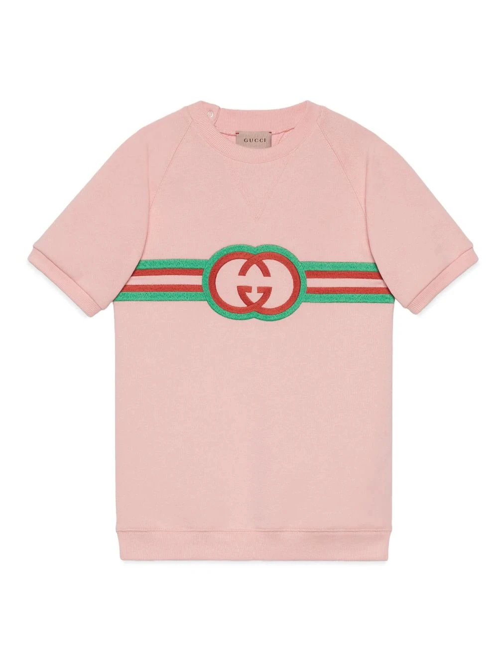 商品Gucci|GUCCI 粉色女童T恤 742281-XJFKZ-5658,价格¥2779,第1张图片详细描述