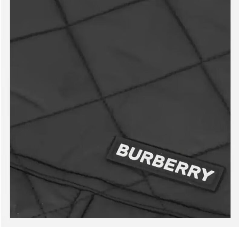 商品Burberry|现货 BURBERRY/博柏利 女士黑色聚酰胺贴袋按扣开襟棉服 80841941/80914431,价格¥3077,第9张图片详细描述