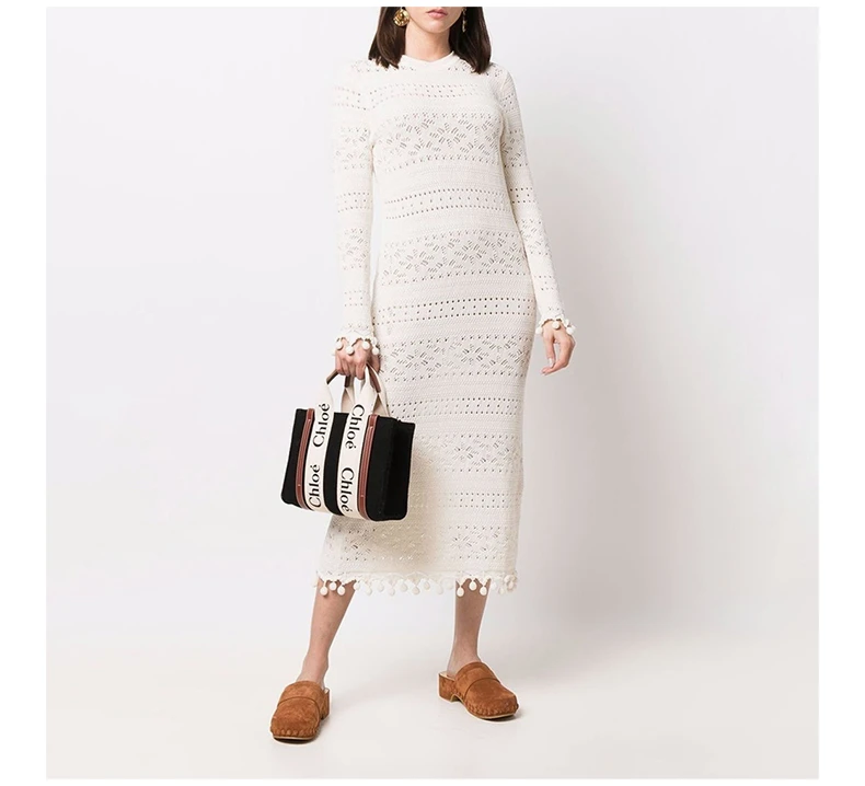 商品[国内直发] Chloé|CHLOE' 女士黑色托特包 C22SS397-G64-001,价格¥9445,第6张图片详细描述