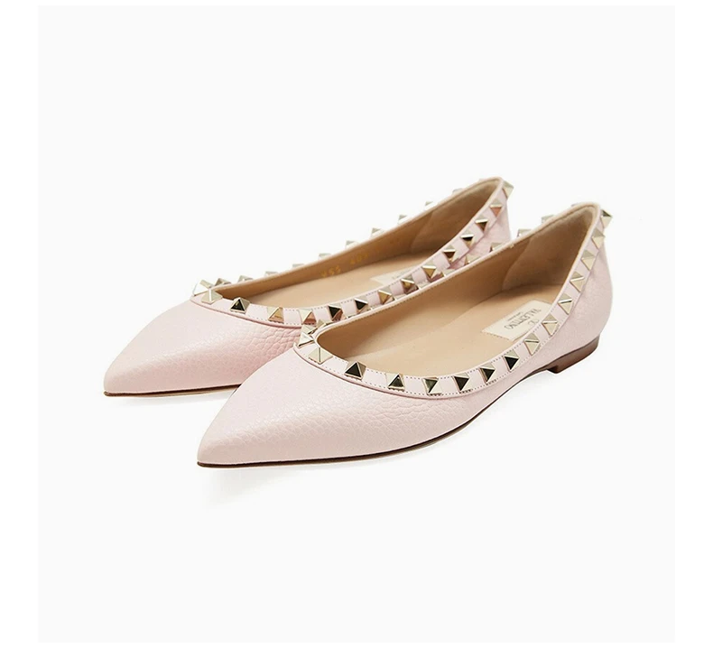 商品Valentino|VALENTINO 女士粉色便鞋 SW2S0403-VCE-W34,价格¥3358,第6张图片详细描述