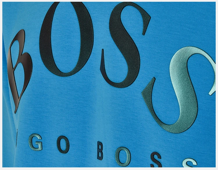 商品Hugo Boss|Hugo Boss 雨果博斯 男士宝蓝色纯色款棉质长袖卫衣 SLY-50379464-489,价格¥1237,第17张图片详细描述