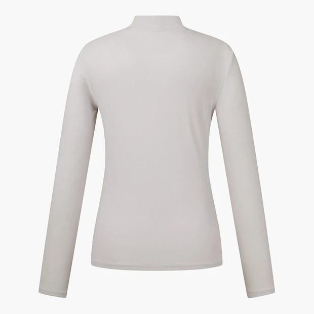 商品【预售商品15天发货】 DESCENTE|高尔夫女性领口配色细节长袖T恤展现个性 DO32WFTL93-LBGG,价格¥959,第9张图片详细描述