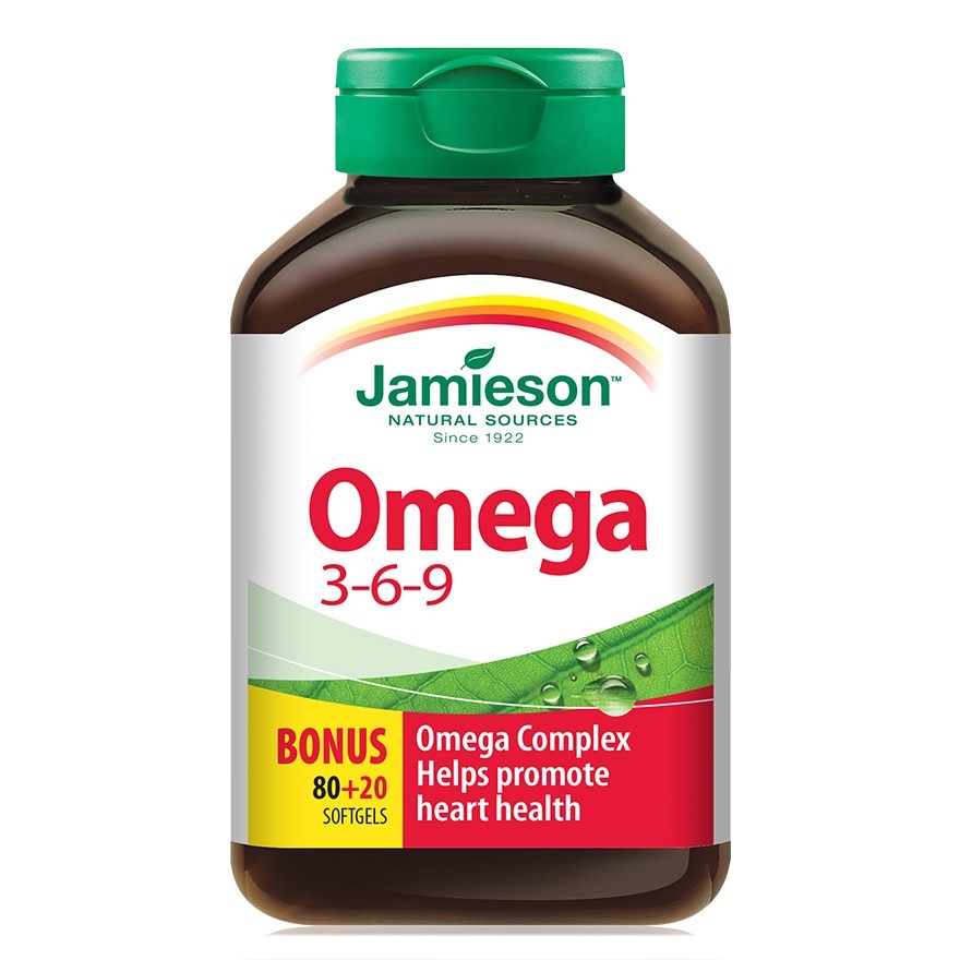 商品[国内直发] Jamieson|JAMIESON  奥米加 3-6-9 80粒+20粒,价格¥517,第1张图片详细描述