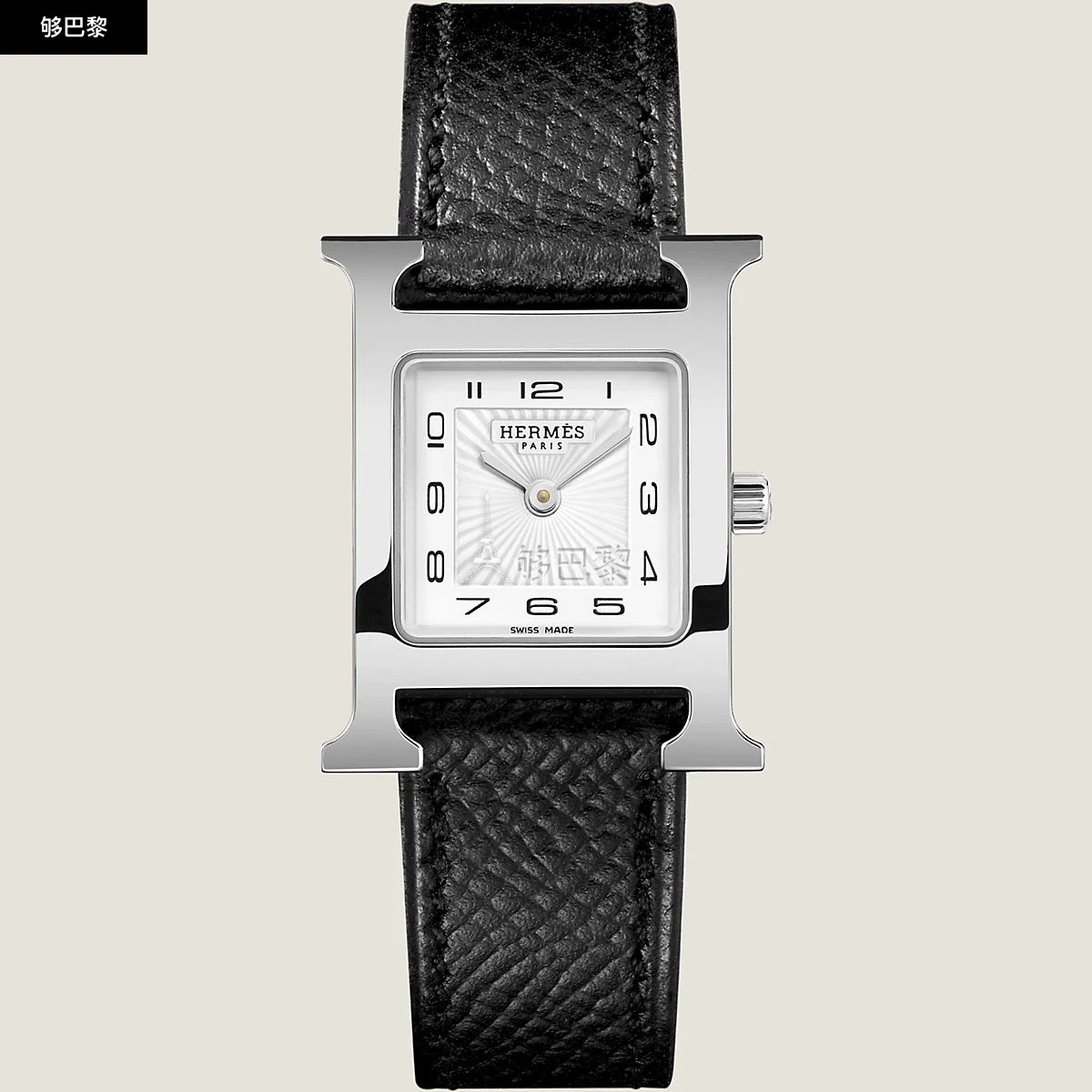 商品Hermes|【预售】 爱马仕 24秋冬 女士 手表带 Bracelet pour Heure H Petit modèle 25 mm, simple tour WKB0060WK89103,价格¥3173,第4张图片详细描述