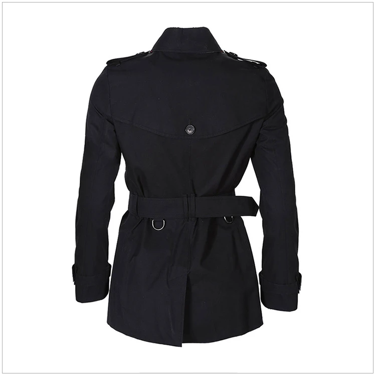 商品[国内直发] Burberry|BURBERRY 黑色女士风衣 3897367,价格¥7735,第5张图片详细描述
