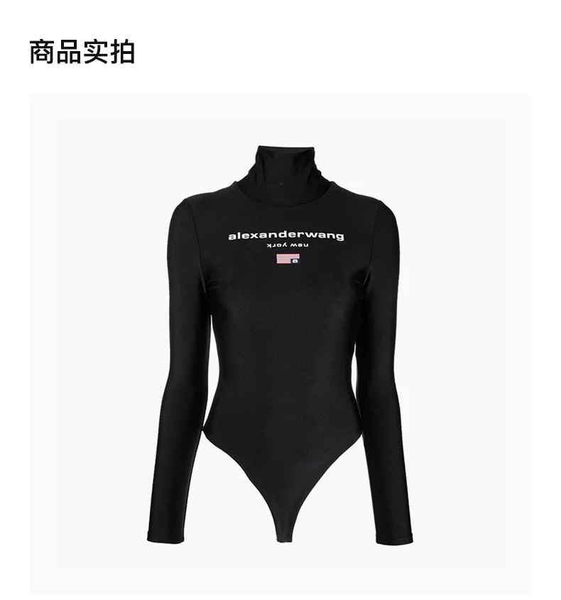 商品Alexander Wang|ALEXANDER WANG 黑色女士T恤 4CC3217020-001,价格¥1176,第4张图片详细描述