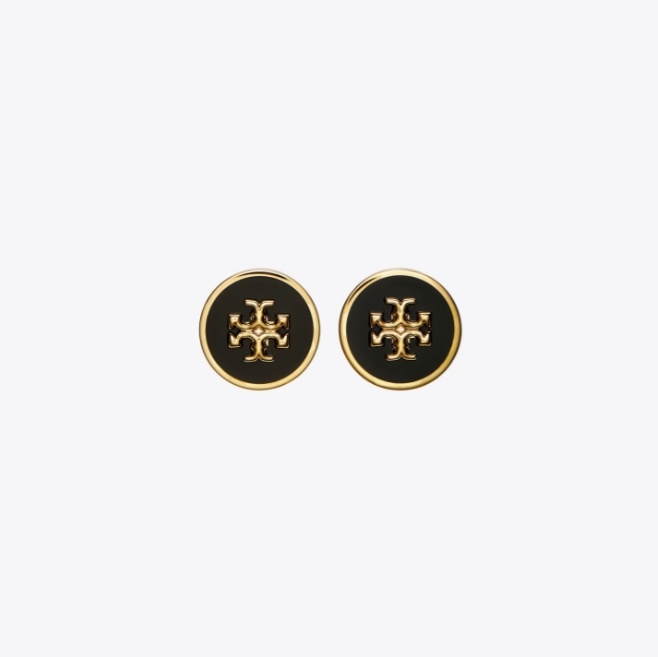 商品[国内直发] Tory Burch| logo缀饰 黄铜 耳钉 男女同款情侣款,价格¥943,第2张图片详细描述
