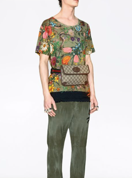 商品Gucci|Neo Vintage帆布腰包,价格¥6870,第1张图片详细描述