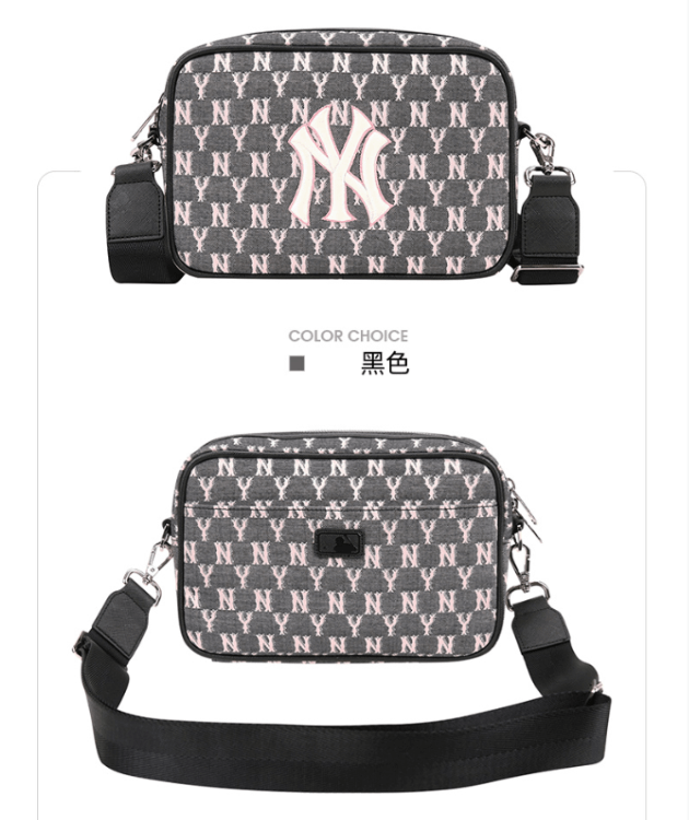 商品[国内直发] MLB|【官方防伪验证 国内发】MLB 腰包新款胸包男女款复古满印老花约洋基队潮流百搭经典单肩斜挎包 ,价格¥494,第15张图片详细描述