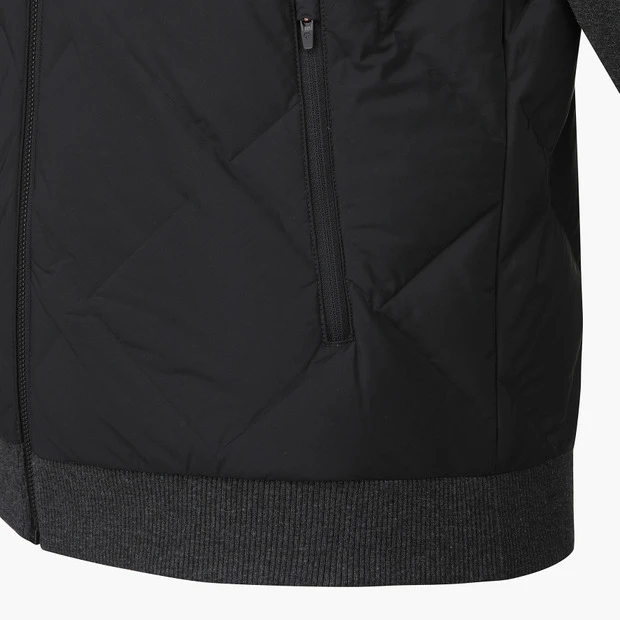 商品【预售商品15天发货】 DESCENTE|高尔夫系列男士混合针织羽绒夹克 DP42MFKOO5-BLKG,价格¥2408,第18张图片详细描述