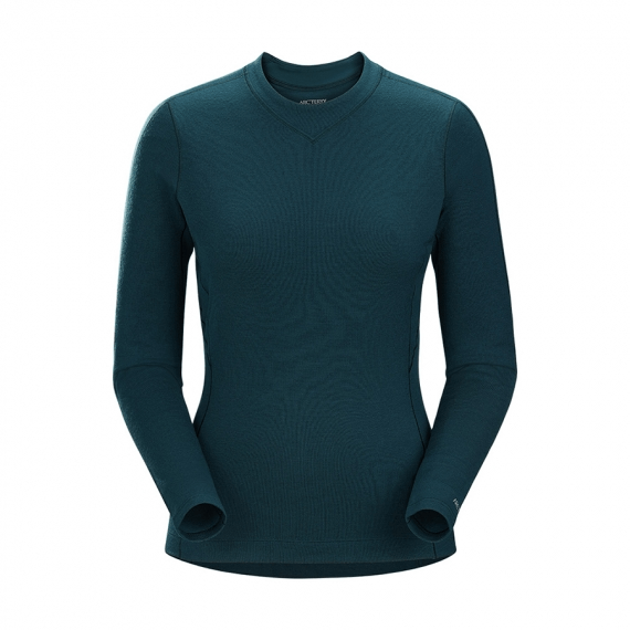 商品Arc'teryx|【Brilliant|包邮包税】始祖鸟 RHO MERINO WOOL CREW NECK LS[FW22] Ro Merino 羊毛圆领 LS 女士 ATMFWX6251,价格¥1291,第3张图片详细描述