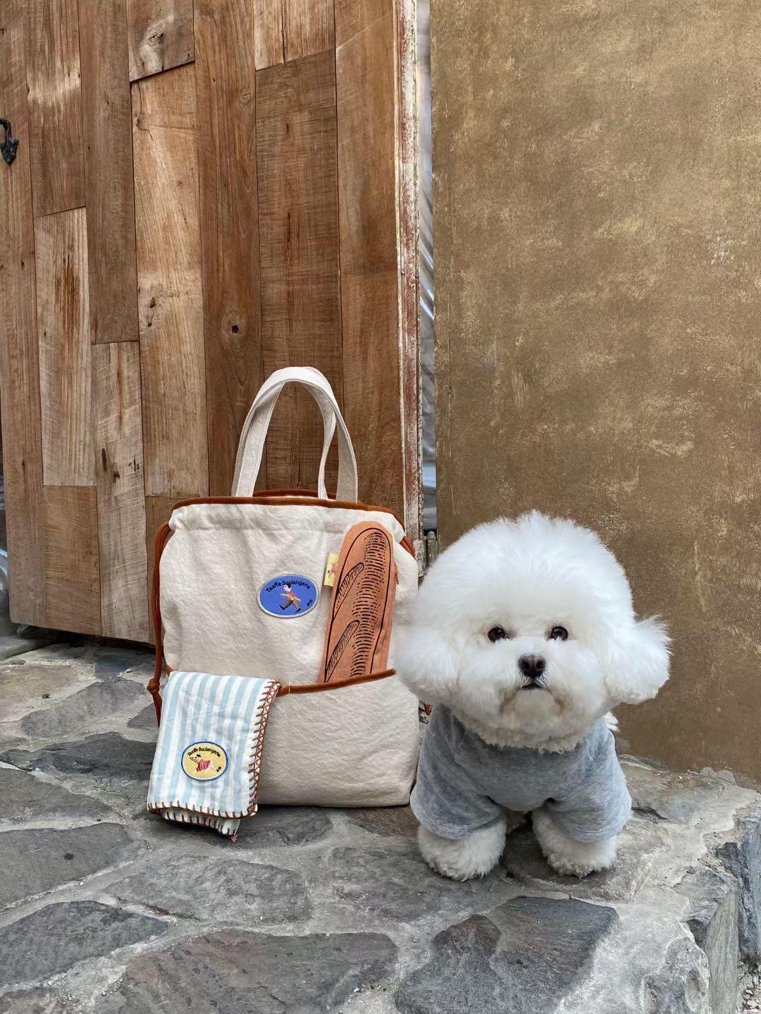 商品[国内直发] Taaffe|法棍男孩儿出游亲子包（蓝色边）|Baugette Boy Bag,价格¥828,第22张图片详细描述