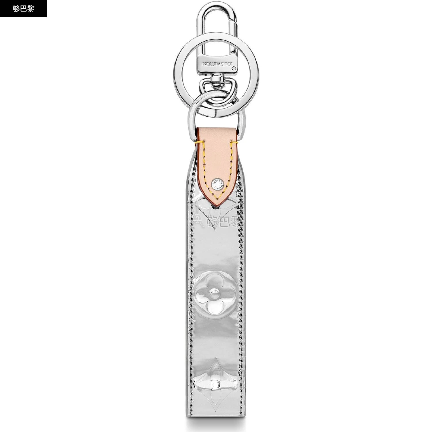 商品Louis Vuitton|包邮包税【预售7天发货】 LV路易威登 男士 钥匙扣 Lv Mirror Mirror Dragonne 包饰与钥匙扣  MP3151 LVU9CC38SIL,价格¥3173,第6张图片详细描述