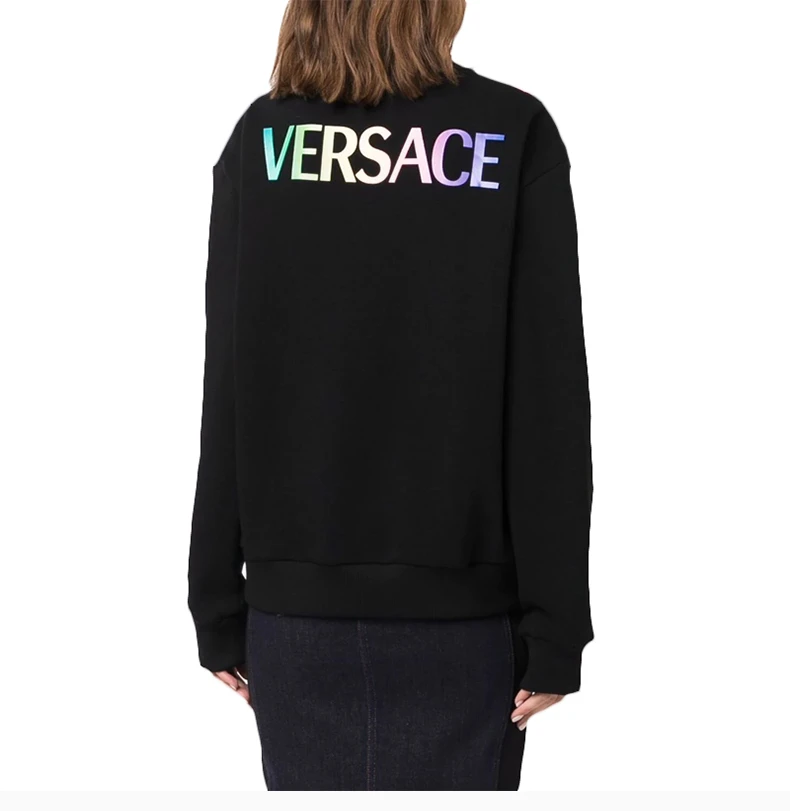 商品[国内直发] Versace|VERSACE 黑色女士卫衣/帽衫 1001574-1A01174-2B070,价格¥6084,第7张图片详细描述