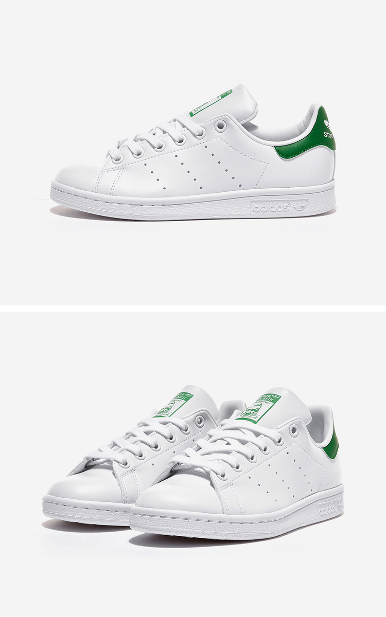 商品Adidas|【Brilliant|包邮包税】阿迪达斯 STAN SMITH  运动鞋 SNEAKERS  FX5502 FTWWHT/FTWWHT/GREEN,价格¥346,第2张图片详细描述